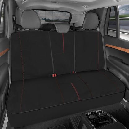 Motor Trend SpillGuard Funda Impermeable de Neopreno para Asiento Trasero Universal para Automóviles/Camión/SUV, Rojo, M268