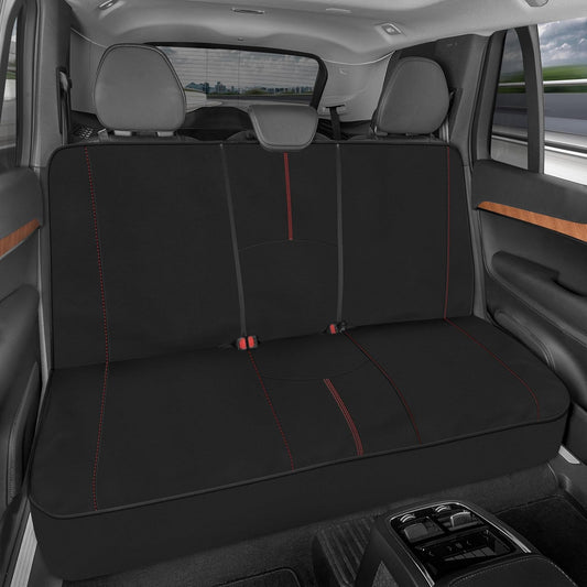 Motor Trend SpillGuard Funda Impermeable de Neopreno para Asiento Trasero Universal para Automóviles/Camión/SUV, Rojo, M268