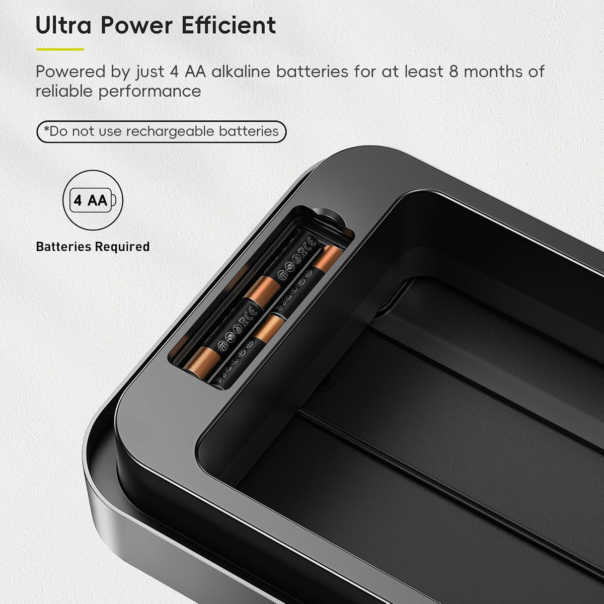 EKO Phantom-T - Bote de basura vertical con sensor de movimiento de 50 litros, acabado de acero inoxidable cepillado