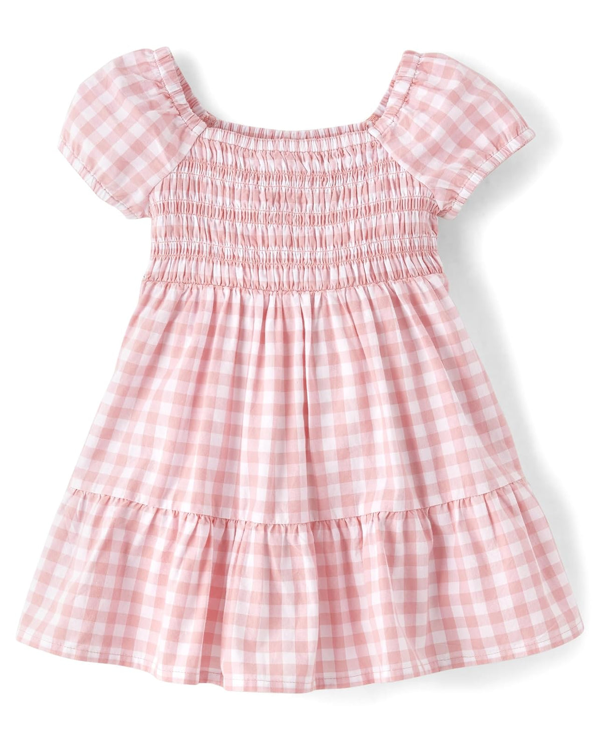 The Children's Place Vestido Elegante de Manga Corta para niños pequeños Vestido para ocasión Especial para Bebé-Niñas