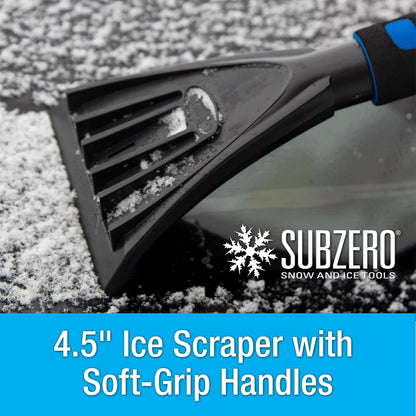 Subzero Hopkins 80052 132.1 cm de extensión asa rascador de Hielo y pivotante de Nieve Escoba de liberación rápida