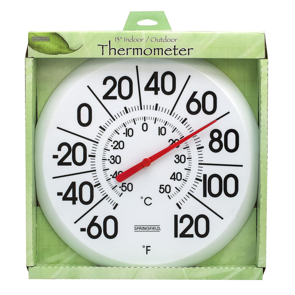 Springfield Big and Bold Outdoor Thermometer (13.25-Inch)