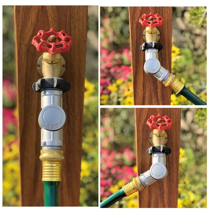 Eden 20051 - Conector Giratorio de Metal Ajustable de 180° y 360°