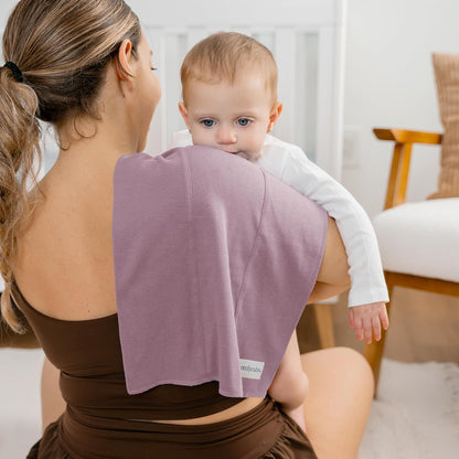 Pañitos para Bebé para Eructar (Paquete de 10) – Comfy Cubs, Toallitas Grandes de 6 Capas, 100 % Algodón Ultra Absorbente para Babitas y Derrames – Suaves, Delicadas, Regalo Esencial para Recién Nacido Mora