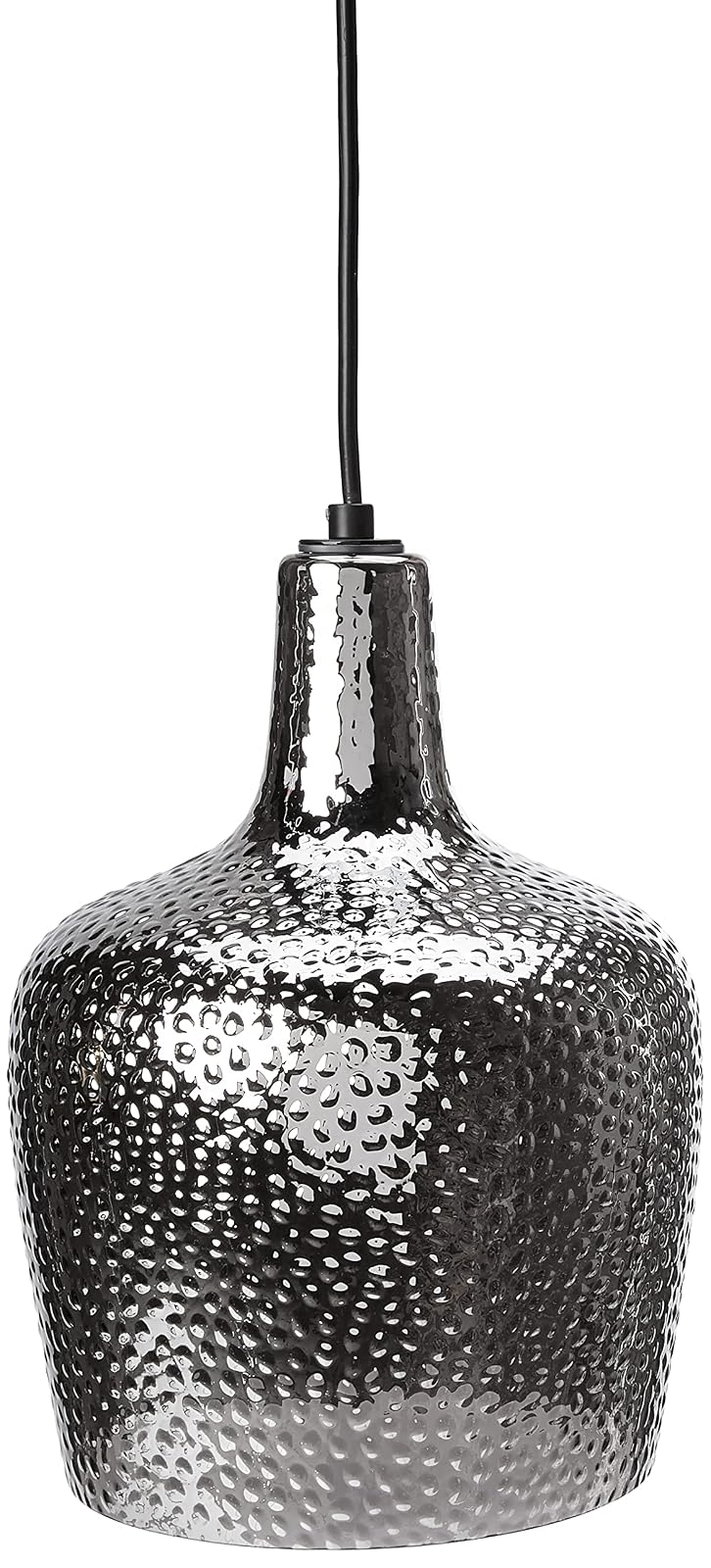 Tecnolite Lámpara Colgante de Cristal 1.26 m de Altura, Potencia Máx. 60 W, 1 Base E27, No incluye foco