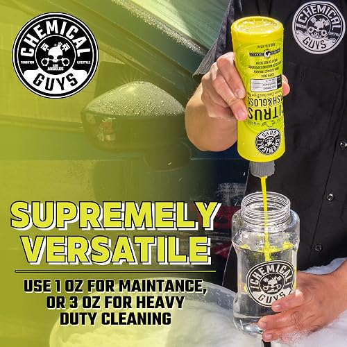 Chemical Guys Jabón Espumoso para Lavar Automóviles CWS_301_16SW, 473 ml, Aroma Cítrico