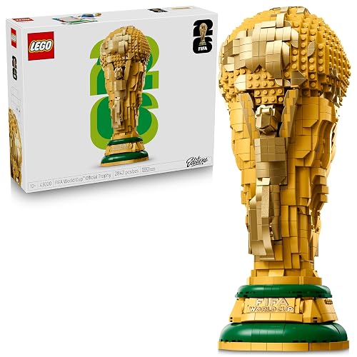 LEGO Editions Trofeo Oficial de la Copa Mundial de la FIFA - Réplica Model Kit de Construcción para Niños y Niñas, Años 12+ - Regalo para Aficionados al Futbol - 43020