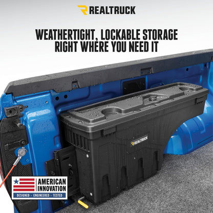 UnderCover SC101D - Caja de almacenamiento para cama de camión (compatible con Chevy/GMC Silverado/Sierra 1500-3500 de 1999 a 2007, color negro