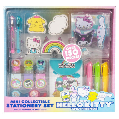 Set de papelería Hello Kitty & Friends con bolígrafos y accesorios - Set estacionario