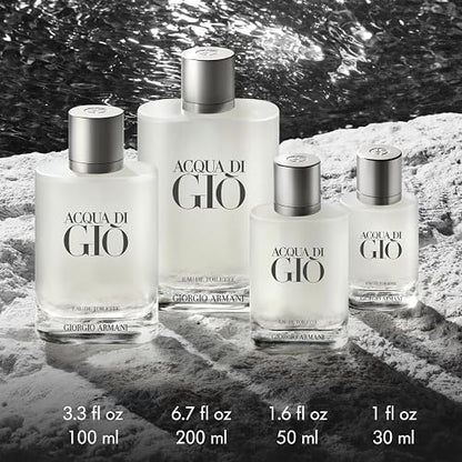 Acqua Di Gio by Giorgio Armani for Men - 3.4 oz EDT Spray (Blue Limited Edition)