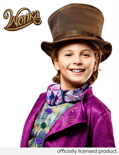Rubies Wonka: Disfraz de Willy Wonka para niños, talla S