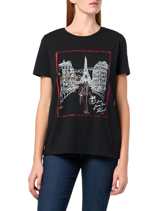 Karl Lagerfeld - Playera de Manga Corta