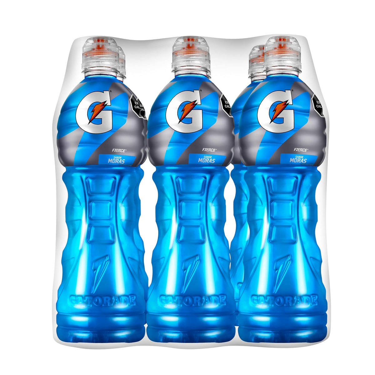 Gatorade Fierce, Sabor a Moras, 6 Pack, 1L
