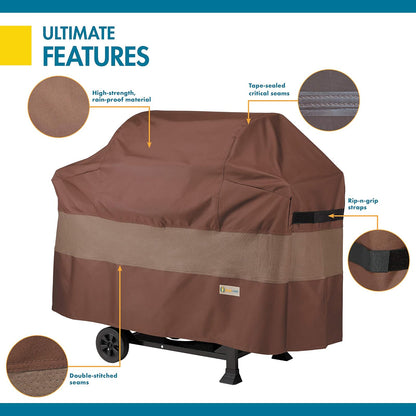 Duck Covers Ultimate - Funda para Barbacoa, Mocha Cappuccino, 53W x 25D x 43H