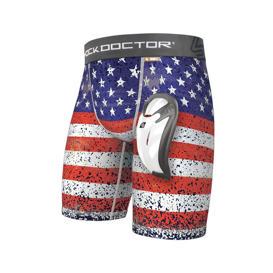 Shock Doctor de los Hombres & Boy 's Core Short de compresión con Bio-Flex Copa