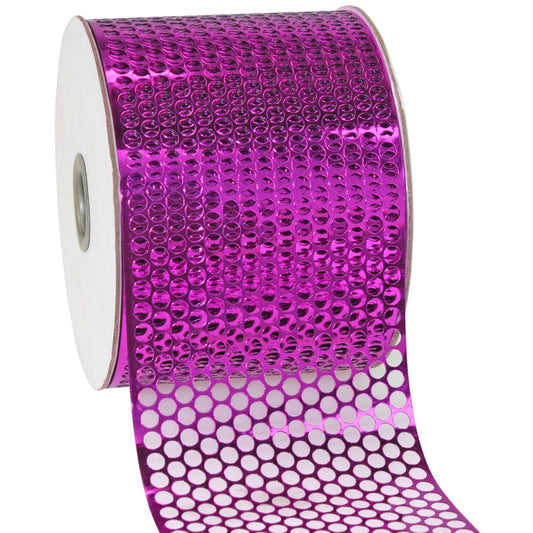 Morex Ribbon Chicago - Cinta de Poli rodar de Abeja, 3-1/4 Pulgadas por 50 Yardas, Cerise