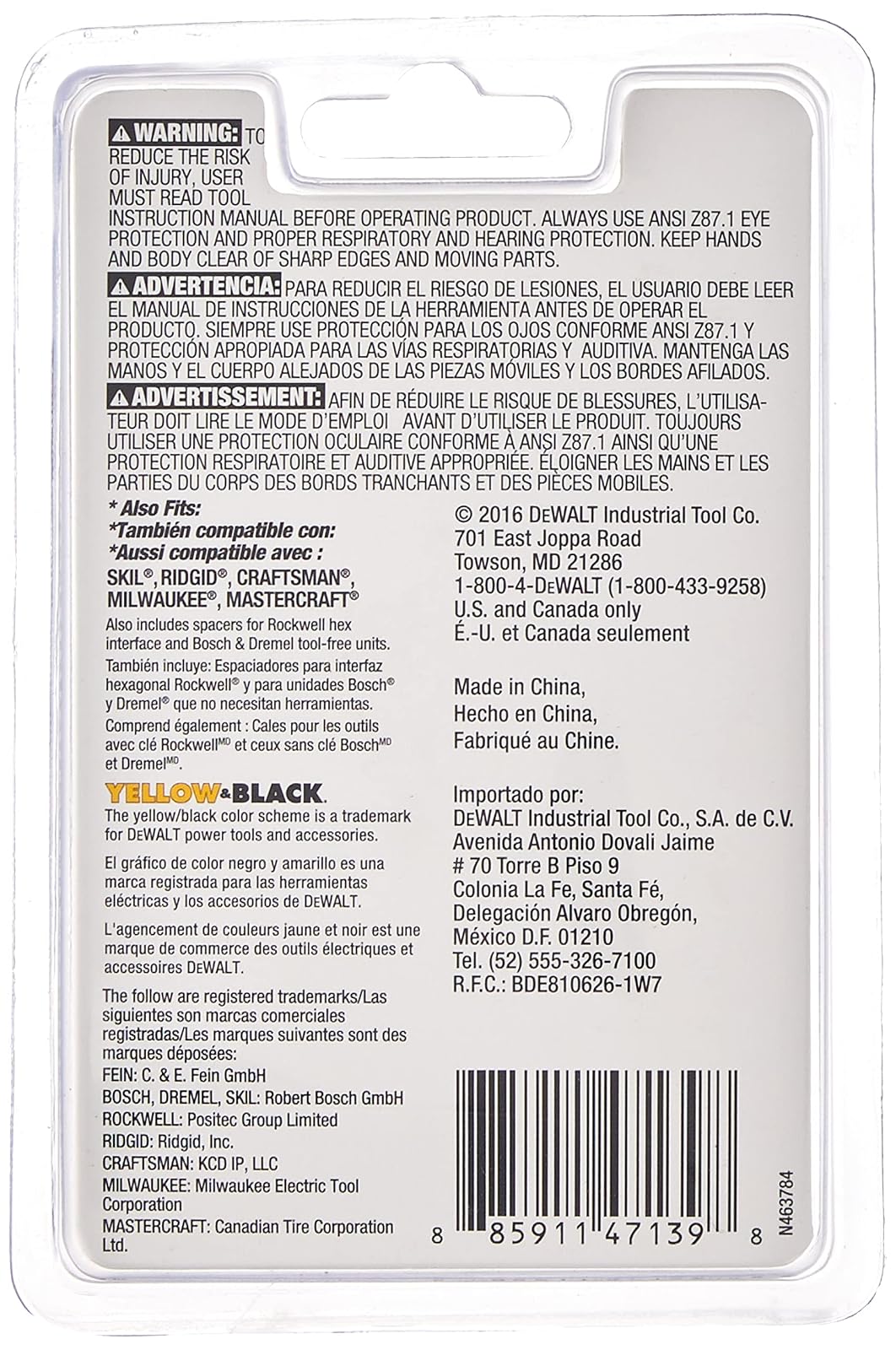 DeWalt dwa4242 Diamond - Flush Cut Hoja oscilante