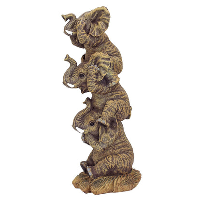 Design Toscano Estatua, Elefantes, Única, 1 | Estatua coleccionable | Individual | Mediano | Estatua coleccionable para exhibición en interiores | Diseño exclusivo Toscano