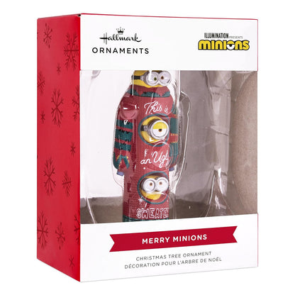 Hallmark Minions: The Rise of GRU, Bob, Kevin y Stuart The Minions en suéter navideño Feo