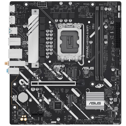 ASUS Tarjeta Madre Prime H810M-A WiFi LGA 1851 2X DDR5 2X M.2 PCIe 4.0 USB-C WiFi 6E BT 5.3 Micro ATX