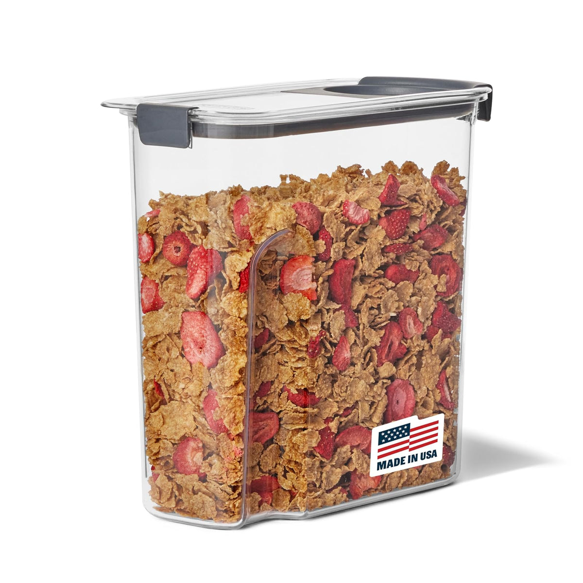 Rubbermaid Contenedor Hermético Alimentos Cereales | 18 cup capacidad, 32 oz inastillable, sin BPA, apto lavaplatos