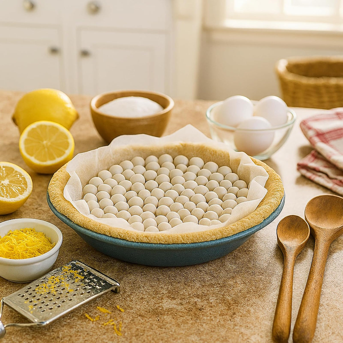 Mrs. Anderson's Baking Pesos de la corteza de cerámica natural de cerámica