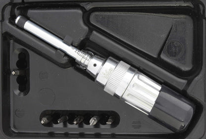 Ideal Electrical 35-936 Kit de destornilladores de torsión [7 piezas] – 0 a 36 libras. Destornillador de torsión ajustable con puntas Phillips, planas y cuadradas. Juego de brocas de destornillador