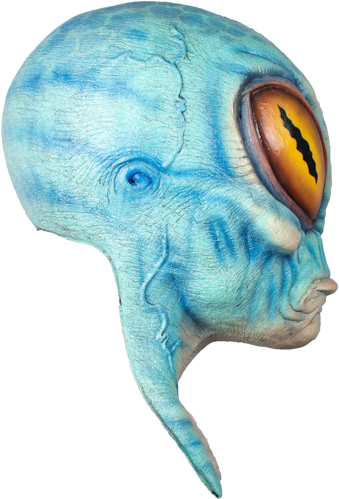 Alien Tetz, Máscara de Marciano Alienigena Celeste, Máscaras de Extraterrestres Aliens del Espacio Ideal para Halloween y Fiestas de Disfraces