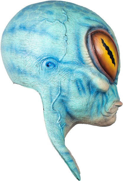 Alien Tetz, Máscara de Marciano Alienigena Celeste, Máscaras de Extraterrestres Aliens del Espacio Ideal para Halloween y Fiestas de Disfraces