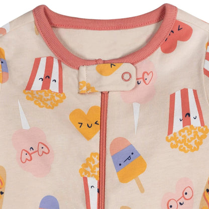 ONESIES Baby-girls 4-pack Sleep 'N Play Footies Multi Pack Mamelucos para bebés y niños pequeños Bebé-Niñas