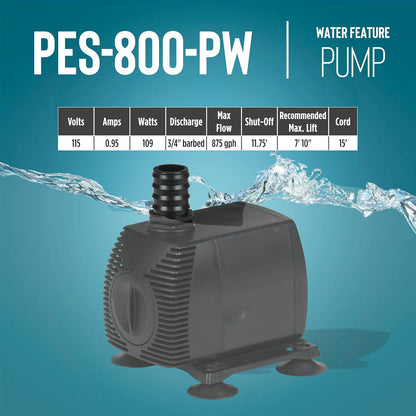 Little Giant 566721 810 GPH Multi Purpose Magnetic Drive Pump, 109 Watt