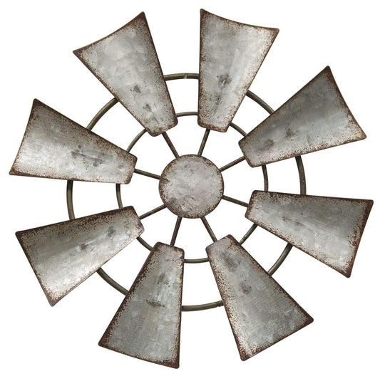 Kruenpeeper Creek CWI Gifts - Molino de Viento Colgante de Metal galvanizado, 7 Pulgadas