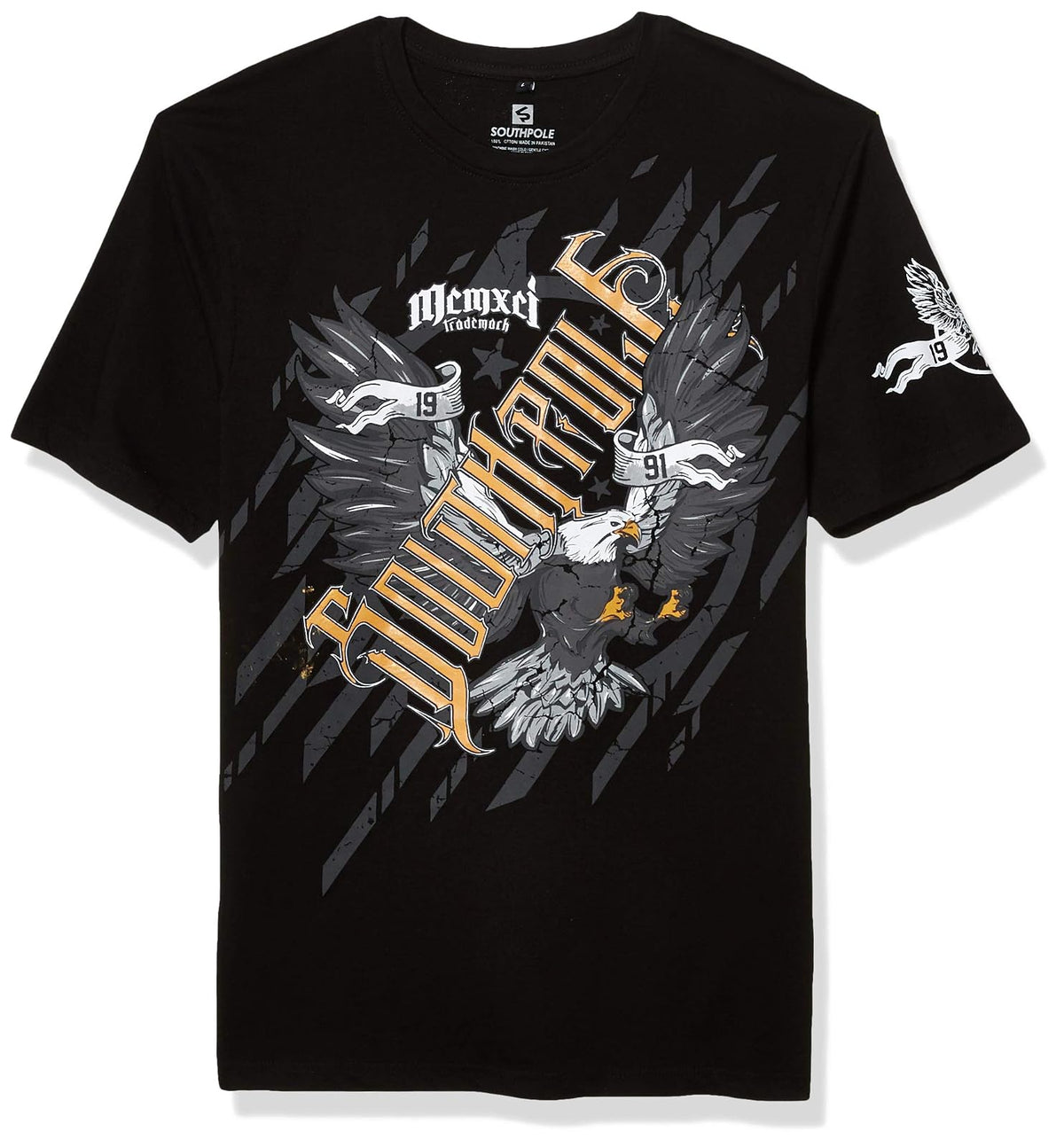 Southpole Men's Classic Graphic Tee - CH - ala de águila negra
