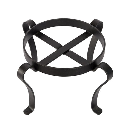 Achla Designs - Soporte para macetas de patio, 8 pulgadas de alto, color negro