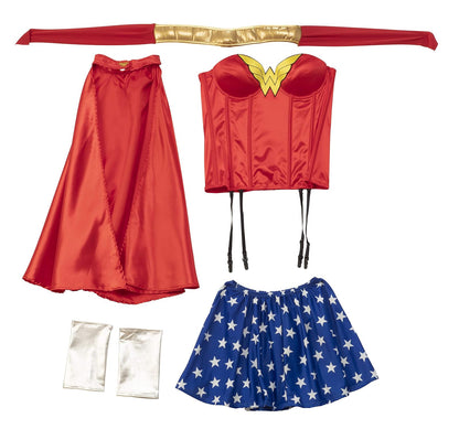 Ruby Slipper Company LLC - Disfraz de corsé de Wonder Woman pequeño