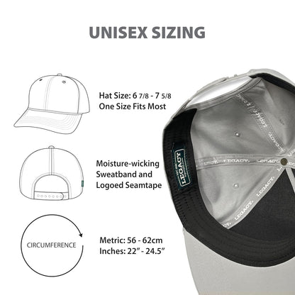 Legacy NCAA Officially Licensed Rope Hat, Lightweight Cap for Men & Women, Caddy, One Size Fits Most, Snapback Closure
