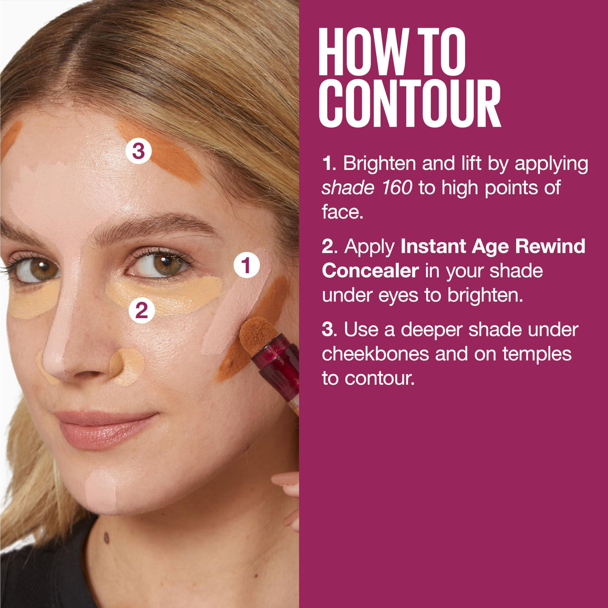 Maybelline New York - Corrector Instant Age Rewind Eraser Dark Circles Treatment, Cool Ivory, 0.2 onzas líquidas