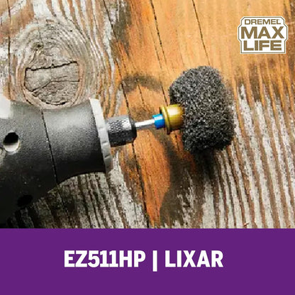 Dremel Max Life EZ511HP - Kit abrasivo de acabado de grano 180 y 280, accesorios para herramientas giratorias