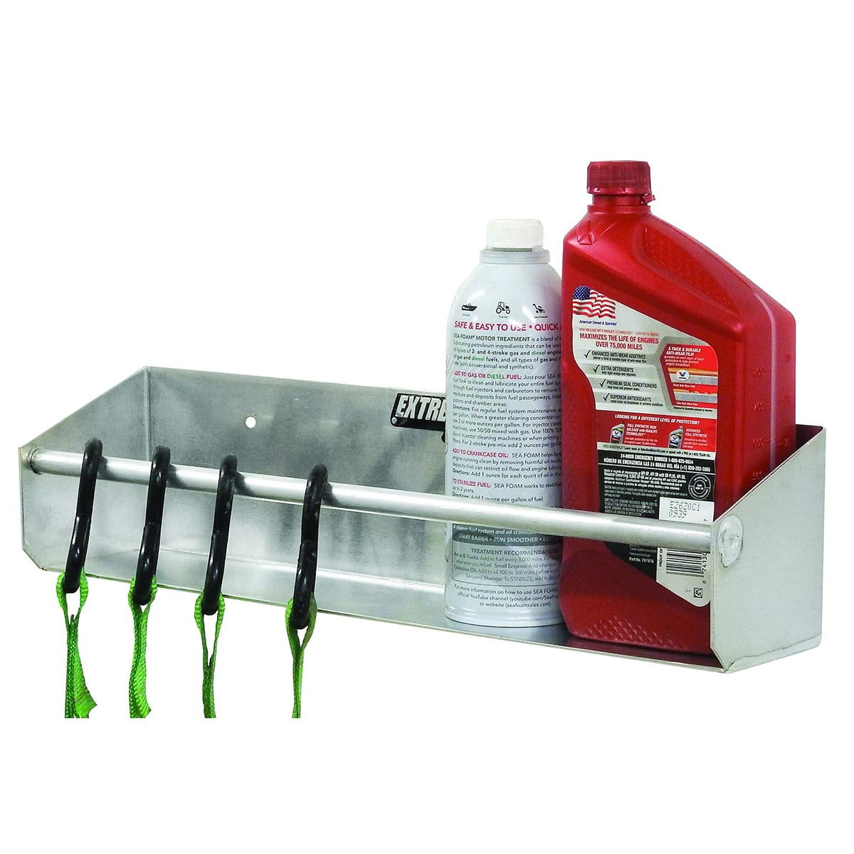 Extreme Max Estante de Almacenamiento de Aluminio para Montaje en Pared 5001.6062, Plateado