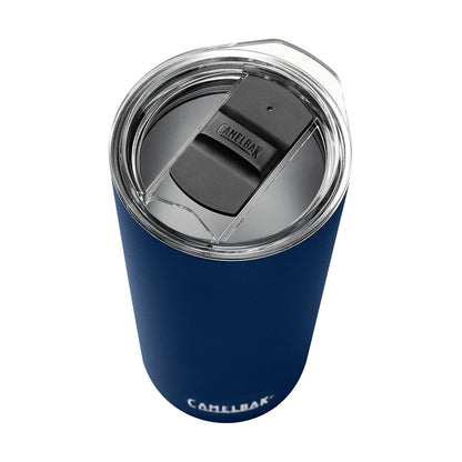 CamelBak Horizon - Vaso de acero inoxidable aislado de 20 onzas, tapa de tres modos, color azul marino