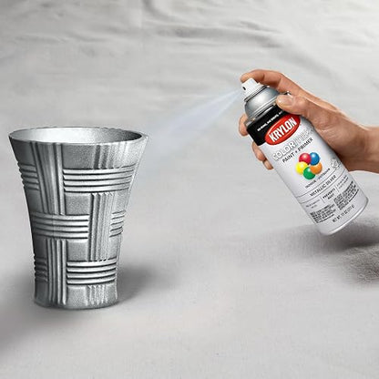 Krylon ColorMaxx Pintura Premium en Aerosol Plata Metálico