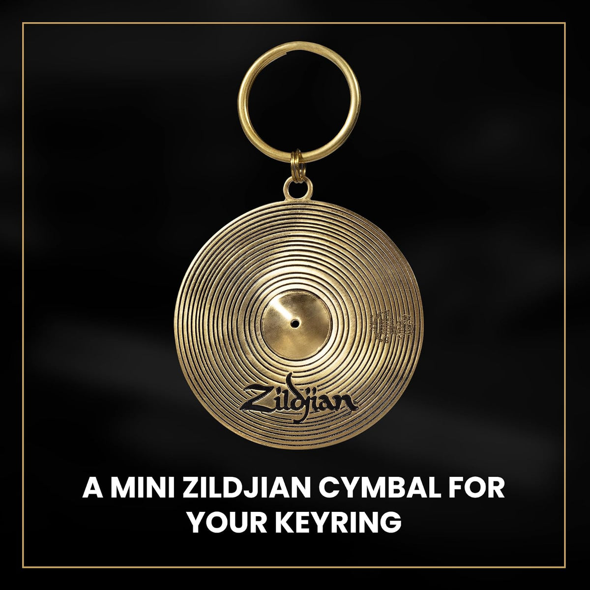 Zildjian - Llavero de platillo de latón, Latón, 2"