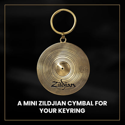 Zildjian - Llavero de platillo de latón, Latón, 2"