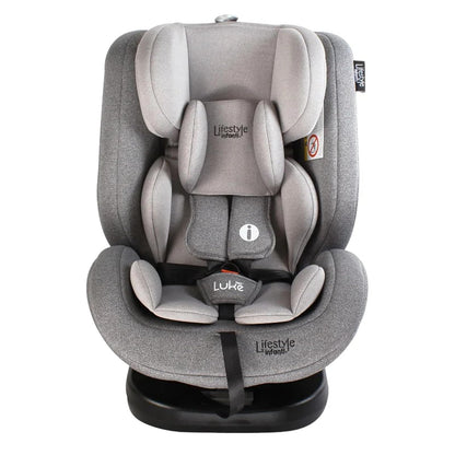 INFANTI | Asiento para Bebe Carro LUKE 360° Lifestyle | Autoasientos Grupo 0+, 1, 2 y 3 | Con Sistema ISOFIX | 4 Reclinaciones | Protección Bebé y Soportes Seguros | Color Gris
