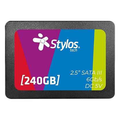 Disco SSD 240GB 2.5 SATA III Negro para PC Stylostech