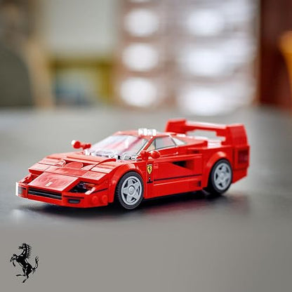 LEGO® Speed Champions Superauto Ferrari F40 Vehículo construible con minifigura de piloto, Modelo de Auto de Juguete Coleccionable, Ideal como Regalo para niños 76934
