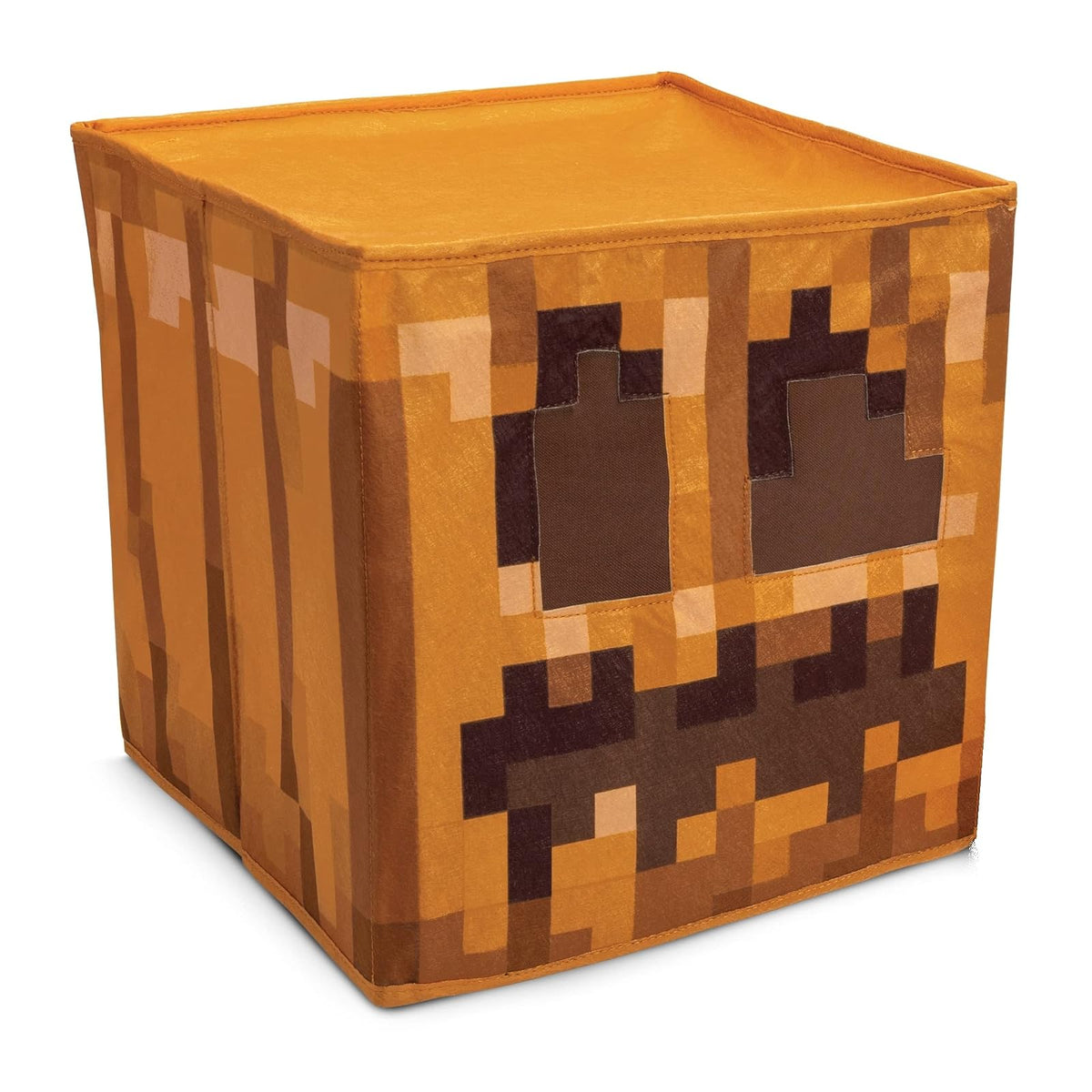 Disfraz de Minecraft Jack O'Lantern con cabeza de bloque, accesorio oficial de Minecraft para niños, máscara de disfraz de talla única (14+)