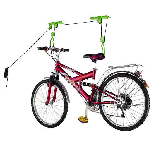 RAD Sportz - Sistema de polea Superior con Capacidad de 100 Libras para y escaleras - Almacenamiento Seguro en el Techo de cochera de RAD Sportz, Color Verde