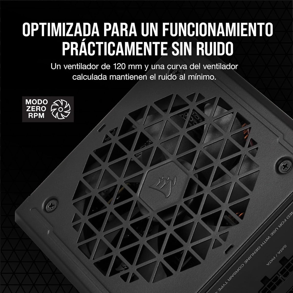 Corsair RM650 ATX 3.1 650W Fuente de Alimentación - Eficiencia 80 Plus Gold - Bajo Ruido - Modo Zero RPM - Totalmente Modular - Negro