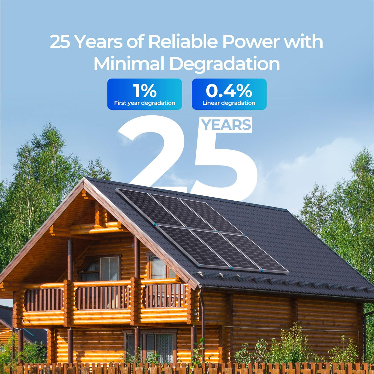 Renogy - Paneles solares de 200 W, tipo N, 24 voltios, 200 W, panel solar 16BB, 25% de alta eficiencia, módulo fotovoltaico de 24 V, cargador de energía para furgonetas de clase B, caravana, caravana
